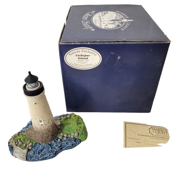 Harbour Lights Collector's Society Figurine Cockspur Island Georgia # 508 - Picture 7 of 7